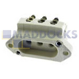 No Longer Available. Discontinued [Universal 3-Tag Screw Fixing Cooker Terminal Block Socket for Bauknecht, Whirlpool, Neff, Zanussi Plug-In Oven & Grill Elements]