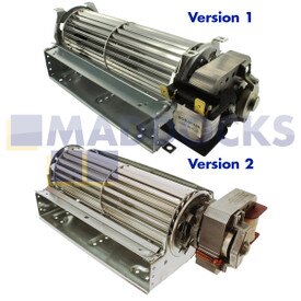 Universal Adjustable Right Hand Mounted Cooling Fan Motor (13W, 180mm x 36mm Outlet, 90m3/h Air Flow)