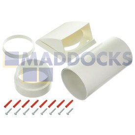 Universal 100mm Telescopic Outlet Set Cowl