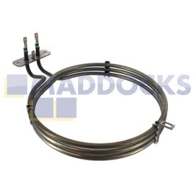 Genuine Original EGO Zanussi BM, BMC, BMN, BMS, BMW, BMX, BST, FMC, GIX, HM, HMW; Moffat, MS60, MS65; Thorn BS690GR Series Fan Oven Element (2500W)