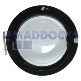 No Longer Available. Discontinued [Genuine Original Russell Hobbs RHWM612B-M Type Washing Machine Complete Black Door]