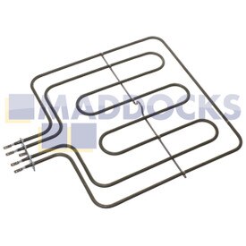 Genuine Original Vestel Produced Bush AE56; Russell Hobbs RHEC1, HEC1SW; Currys, Logic, Montpellier, Statesman DELTA50 Series Loop Attachment Type Oven Grill Element (2600W)