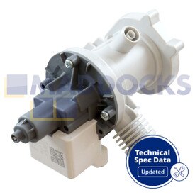 Genuine Original Vestel Produced Russell Hobbs RHWM712, RH814WM Type Washing Machine Drain Pump