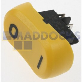 Genuine Original Sealey Switch, On/Off Rocker, 110V (Yellow) C/W Cover (T55)