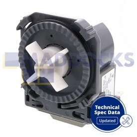 Genuine Original Midea Russell Hobbs RH2TTDW101W; Amica ZWM Type Dishwasher Permanent Magnet Synchronous Pump