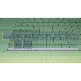 Genuine Original Amica, CDA, Matrix Glass Shelf Strip W 445X185X3