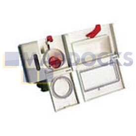 No Longer Available. Discontinued [Genuine Original Arthur Martin, Corbero, Electrolux, Elektro Helios, Husgvarna, Rex, Tricity Bendix, Zanker, Zanussi Multi Model Fitting 'Type 549' Dishwasher Twin Solenoid Detergent Dispenser]
