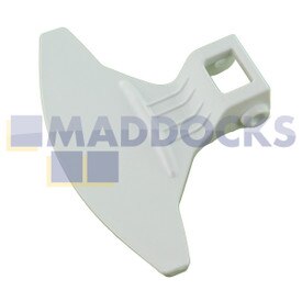 Compatible for Beko WMD25100T, WMD25120, WMD25125M Type White Plastic Washing Machine Door Handle