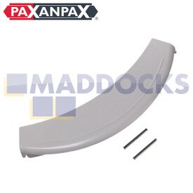 Compatible for Bosch WAE, WFC, WFL, WFO, WFR, WFX, WFL, WLF, WLX; Siemens WIQ1633, WXD1260, WXLM112 Series White Plastic Door Handle