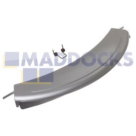 Compatible for BSH Bosch WAE Maxx 7 VarioPerfect, WM14E iQ300 varioPerfect Series Silver Plastic Washing Machine Door Handle