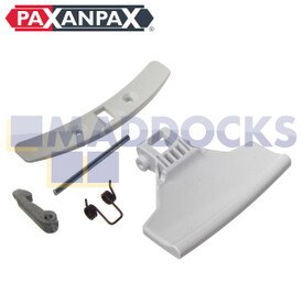 No Longer Available. Order 19-EL-22 [Compatible for Zanussi F1003W, FA8023, F1003W, ZWF1010W Type Washing Machine / Washer Dryer Door Handle Kit]