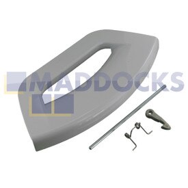 No Longer Available. Order 19-HP-124 [Genuine Original Indesit Hotpoint SWD107617CUK, SWMD10437UK Series Washing Machine & Washer Dryer 'D Type' White Door Handle Kit]