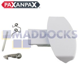 Compatible for Hotpoint BHWD, BHWM; Indesit IWD, IWM; Scholtes SL70PWMAIUK, SL75PWDAIUK White Door Handle Kit