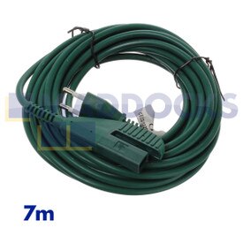 Compatible for Vorwerk, Kobold, Folletto VK135, VK136 Green Power Cable (7m, 2 x 0.75mm, Italian Plug)