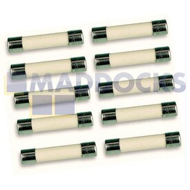 Universal Microwave Fuses (8A, 5mm x 20mm, Pack of 10)