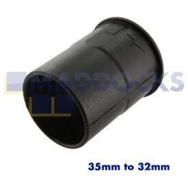 No Longer Available. Order 24-UN-06 [Universal Black Plastic Adapter for 32mm Rods to use 35mm Tools (Pack of 1)]