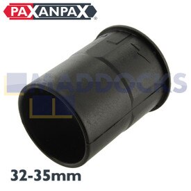 Universal Black Plastic Adapter for 32mm Rods to use 35mm Tools (Pack of 1)