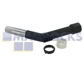 No Longer Available. Order 24-ML-65 [Universal Plastic Bent End with Chrome Insert (35mm)]