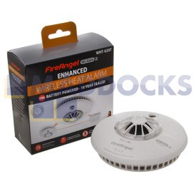 Genuine Original Fire Angel 'WHT-630T Type' 10 Year Life Sealed Battery Heat Alarm