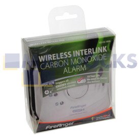Genuine Original Fire Angel 'W2-CO-10XQ Type' 10 Year Life Battery Replaceable Carbon Monoxide Detector