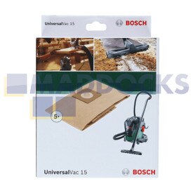 Genuine Original Bosch AdvancedVac 20 Series Paper Dust Bags (Pack of 5)