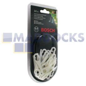 Genuine Original Bosch Safety Plastic Blade for Bosch ART 23 LI, ART 23 Accu and ART 23 Easytrim Accu (Pack of 24)