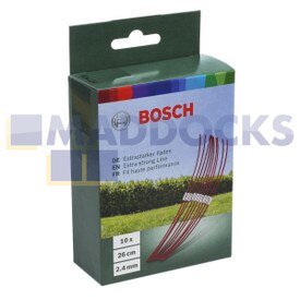 Genuine Original Bosch ART26 Combitrim Series 26cm x 2.4mm Extra Strong Line (Pack of 10)