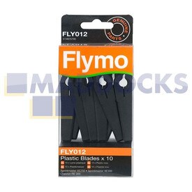 No Longer Available. Discontinued [Genuine Original Flymo Plastic Blades (Pack of 10) (FLY012)]
