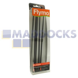 Genuine Original Flymo Gvac Shred Lines (Pack of 5) (FLY024)