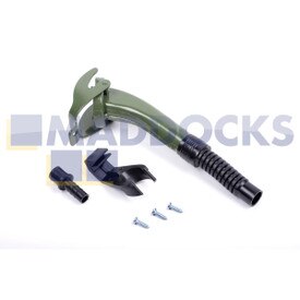 Compatible Universal Application Green Metal Fuel Can Spout (FC021)