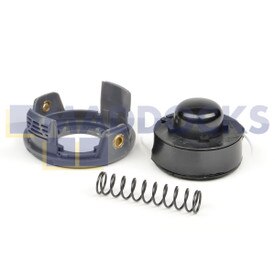 Compatible for Challenge, Co-Tech, Einhell, JCB, NuTool, Power Glide, Powerbase, Powerforce, Sovereign, Tesco, Wolf Garten Spool & Line & Spool Cover (PD451)