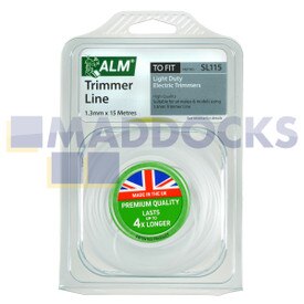 Compatible for Multi-Brand Round Trimmer Line (15m X 1.3mm) (SL115)