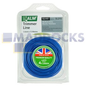 Compatible for Multi-Brand Round Trimmer Line (15m X 1.5mm) (SL215)