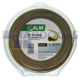 Compatible Universal Application Bi-Component Square Trimmer Line (80m X 2.4mm) (SL324)
