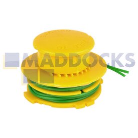 Compatible for McCulloch, Poulan, Weedeater, Craftsman, Partner Trimmer Spool & Line (WE117)
