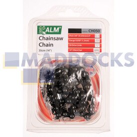 Universal Multi-Model Fitting ‘CH050’ 35cm, 14”, 50 Drive Link Type Chainsaw Chain Blade (3/8” Pitch, 0.050” Gauge)