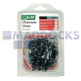 Universal Multi-Model Fitting ‘CH052’ 35cm, 14”, 52 Drive Link Type Chainsaw Chain Blade (3/8” Pitch, 0.050” Gauge)