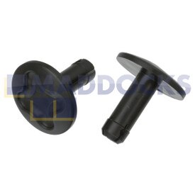 Genuine Original Husqvarna Flymo Micro Compact, Mow N Vac, Turbolite 300, 400 Series Lawnmower Handle Pivot Pin Plastic Screw Bolt (Pack of 2)
