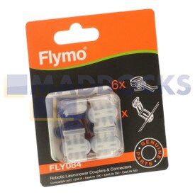 Genuine Original Flymo 'FLY084' EasiLife, 1200R Series Robotic Lawnmower Coupler and Connector (Pack of 6+3)