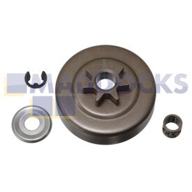 Compatible for Stihl MS170, MS180, MS230, MS250, MS241C, MS231, MS231C, MS251, MS251C Series Chainsaw Clutch Drum Washer Sprocket with 0.325'' 7T Pitch E-Clip Kit