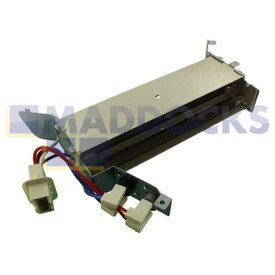 Genuine Original Beko DRVS62S, DRVS62W, DRVS73W Type Tumble Dryer Heater Element Unit & TOC Thermostat Thermal Cut-Outs (2000W) (230 VAC)