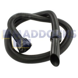 Universal Numatic Black Vacuum Cleaner Extension Hose Assembly (32mm Compatible, Stretches to 6m)