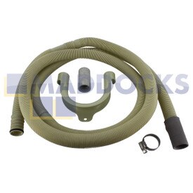 No Longer Available. Order 105-WP-27014 [Compatible for Whirlpool, Bauknecht, Philips, Universal [to include WA700-800, ADG600-800 Series] Outlet Drain Hose Fixing Kit (2m)]