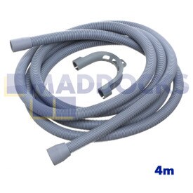 Universal Drain Outlet Hose & Hook (4m Length, 29mm & 22mm Fitting)