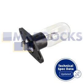 Genuine Original LG MB4, MC7, MC8, MC9, MP9, MS1, MS2 Series Microwave Lamp Bulb (230V, 25W)