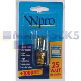 No Longer Available. Order 105-WP-39087 [Genuine Original Whirlpool Wpro Lamp Bulb for Oven/Microwave [E14, 25W, 220-230V, 300°C, S28, T25] (Pack of 1)]