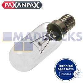 Universal Retail Packed Lamp Bulb for Cooker Hood [E14, 40W, 230-240V, T25L]