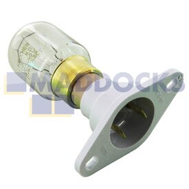 No Longer Available. Discontinued [Genuine Original Whirlpool Wpro A-Base Lamp Bulb for Microwaves [T25, 25W, 230-240V] (Pack of 1)]