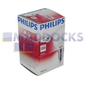 No Longer Available. Order 41-GE-03 [Genuine Original Philips Produced Oven Cooker Lamp Bulb [E14, 40W, 220V-240V, 300Â°C, P45] (Pack of 1)]