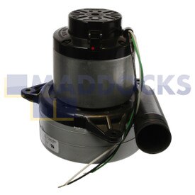 Genuine Original Ametek Lamb Produced 3 Stage Tangential Bypass Motor 7.2", 240V, 1300W Complete with Shell & Tube